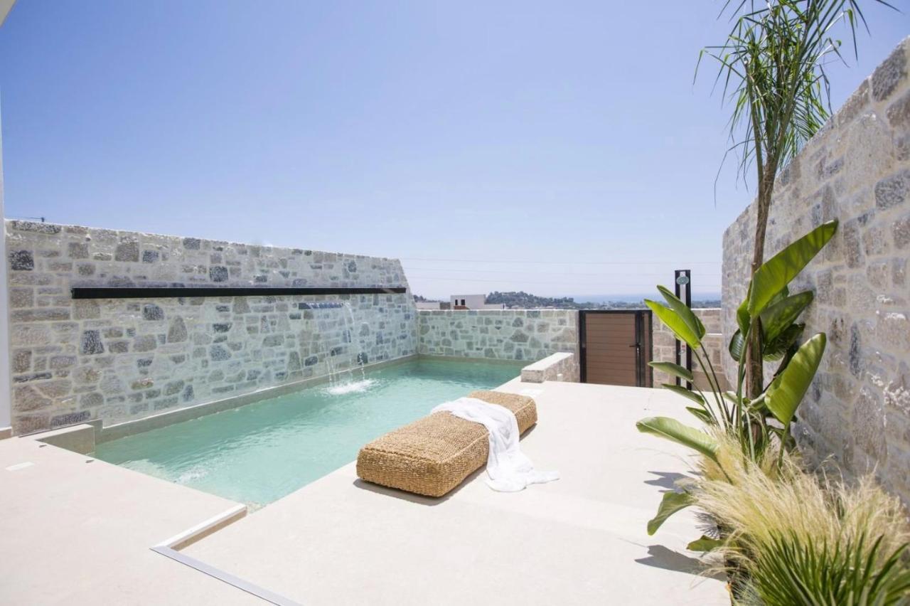 Muses Of Art Villas Afantou Bagian luar foto