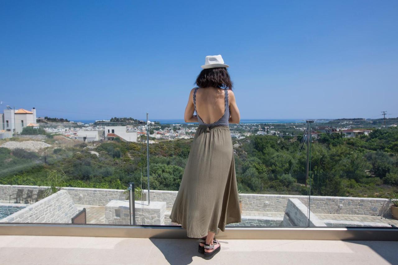 Muses Of Art Villas Afantou Bagian luar foto